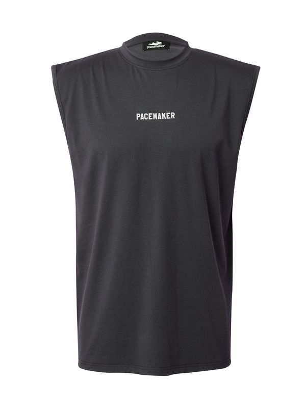 Pacemaker Pacemaker Функционална тениска  антрацитно черно / бяло
