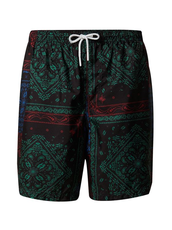 Pacemaker Pacemaker Шорти за плуване 'James'  синьо / зелено / алено / черно
