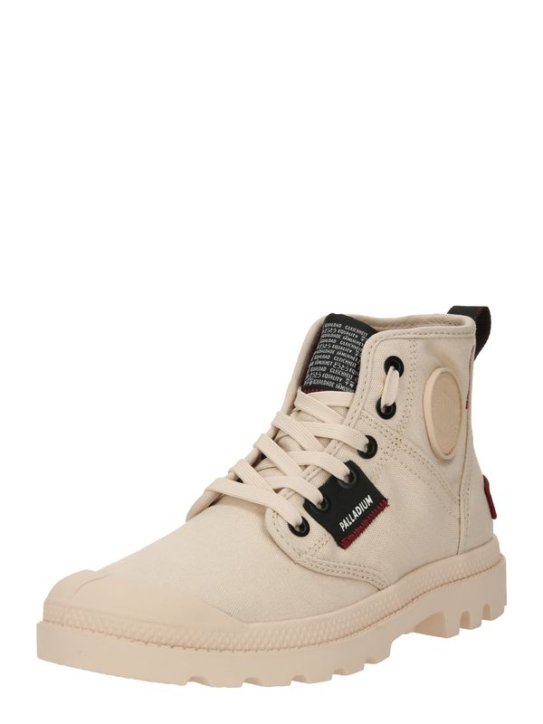 Palladium Palladium Високи маратонки 'PAMPA PATCH'  светлобежово / червено / черно / бяло