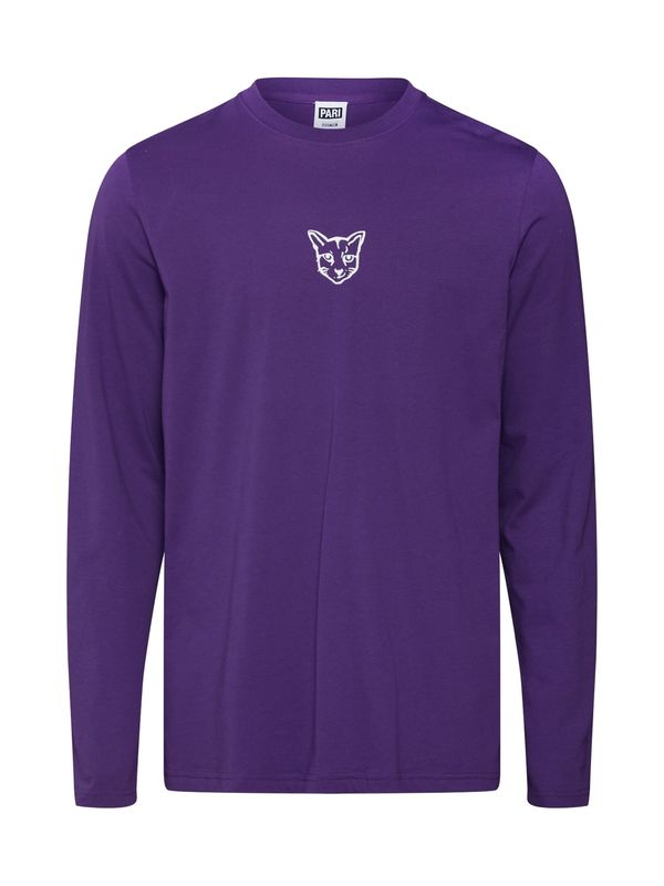 PARI PARI Тениска 'Pia'  тъмнолилаво / бяло