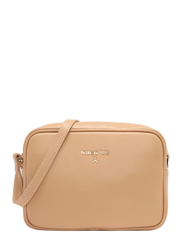 PATRIZIA PEPE PATRIZIA PEPE Чанта с презрамки 'Fly'  бежово / злато