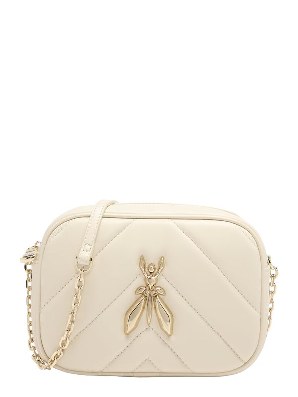 PATRIZIA PEPE PATRIZIA PEPE Чанта с презрамки 'Fly'  бежово / злато