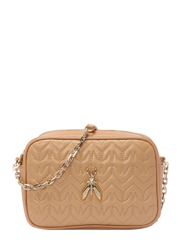 PATRIZIA PEPE PATRIZIA PEPE Чанта с презрамки  камел / злато