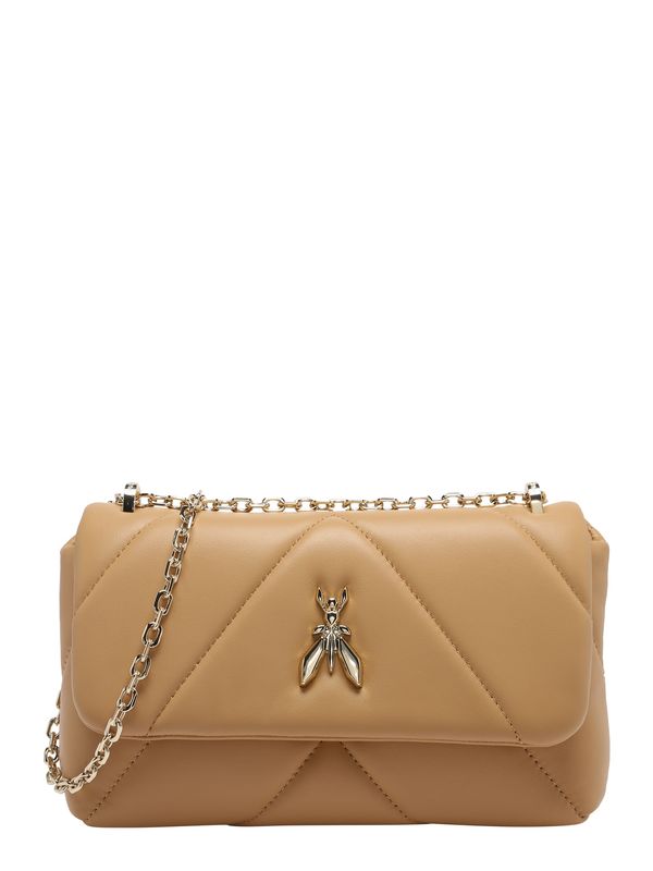 PATRIZIA PEPE PATRIZIA PEPE Чанта с презрамки  камел / злато