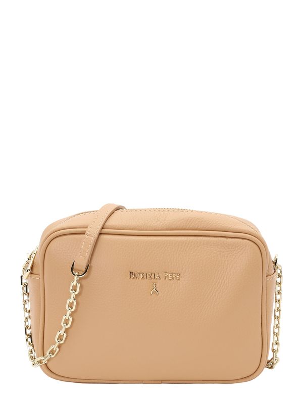 PATRIZIA PEPE PATRIZIA PEPE "Чанта тип ""Shopper"""  цвят "пясък" / злато