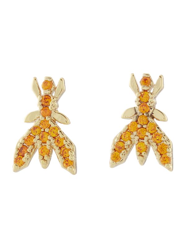 PATRIZIA PEPE PATRIZIA PEPE Обеци  злато / оранжево