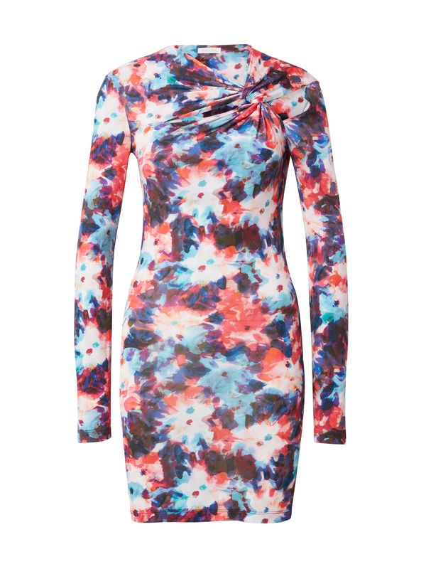 PATRIZIA PEPE PATRIZIA PEPE Рокля  нейви синьо / светлосиньо / пъпеш / бяло