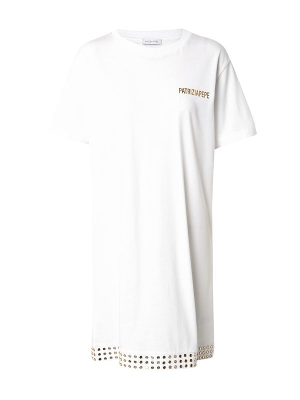 PATRIZIA PEPE PATRIZIA PEPE Рокля  злато / бяло