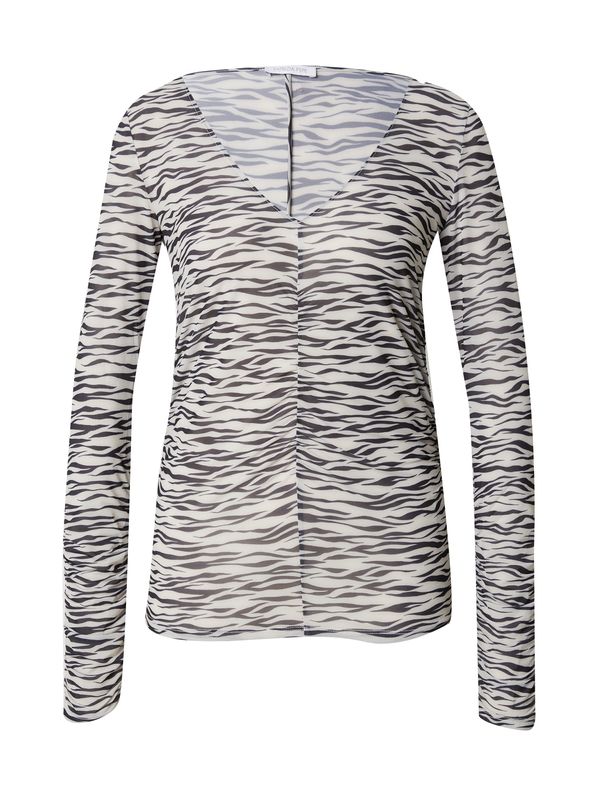 PATRIZIA PEPE PATRIZIA PEPE Тениска  черно / мръсно бяло