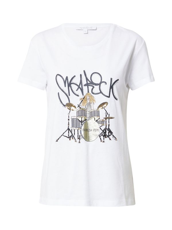 PATRIZIA PEPE PATRIZIA PEPE Тениска  пъстро / бяло