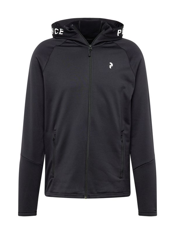 PEAK PERFORMANCE PEAK PERFORMANCE Функционално поларено яке 'Rider'  черно / бяло