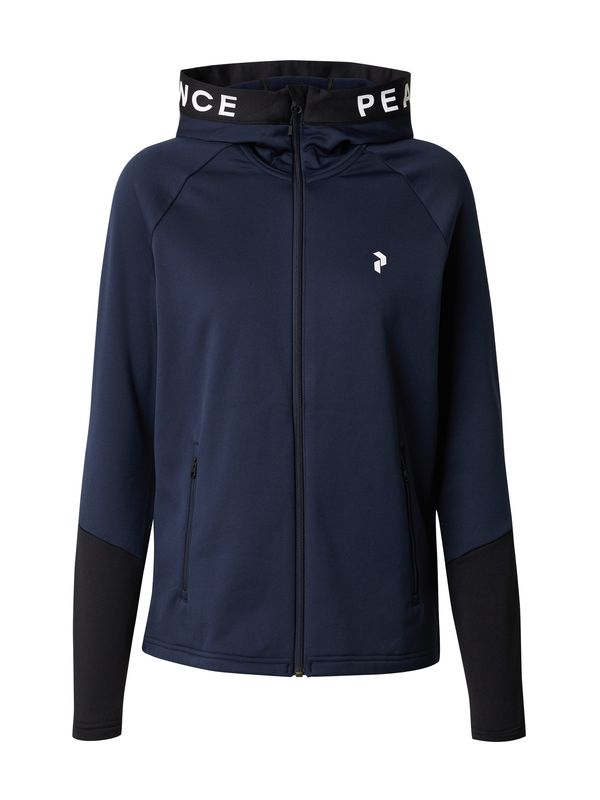 PEAK PERFORMANCE PEAK PERFORMANCE Функционално поларено яке 'Rider'  тъмносиньо / мръсно бяло