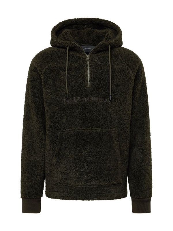 PEAK PERFORMANCE PEAK PERFORMANCE Спортен блузон 'Ground Pile'  тъмнозелено