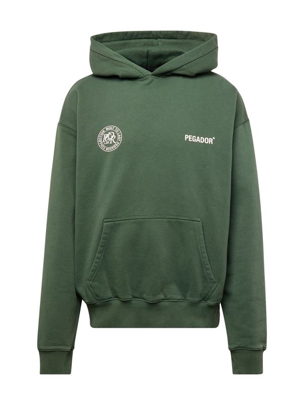 Pegador Pegador Суичър 'Dike'  тъмнозелено / бяло