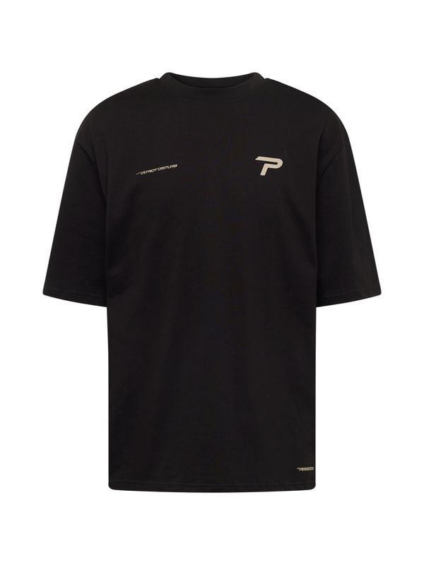 Pegador Pegador Тениска 'BARONE'  бежово / черно