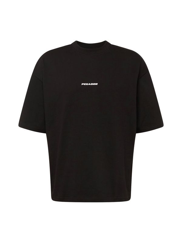 Pegador Pegador Тениска  черно / мръсно бяло
