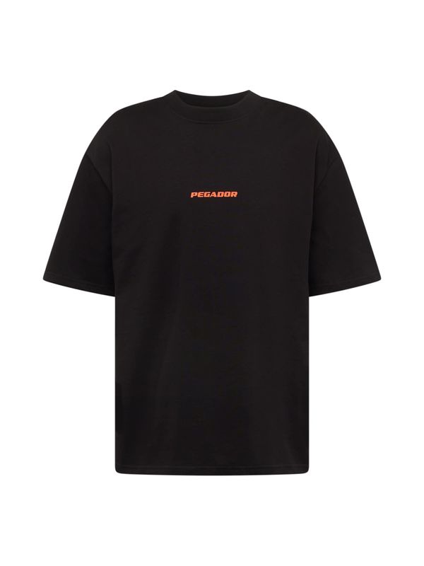 Pegador Pegador Тениска  светлочервено / черно