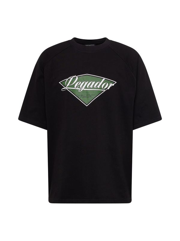 Pegador Pegador Тениска 'Trafford'  зелено / черно / бяло