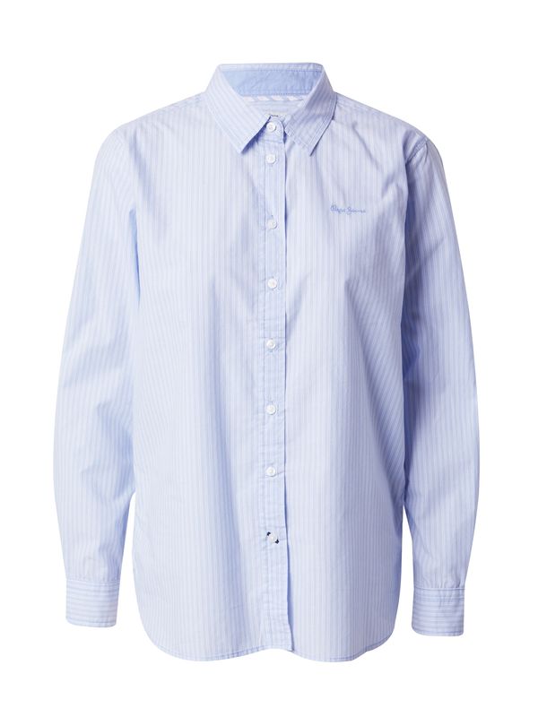 Pepe Jeans Pepe Jeans Блуза 'LYRA'  светлосиньо / бяло