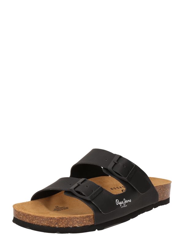 Pepe Jeans Pepe Jeans Чехли 'OBAN'  черно / бяло