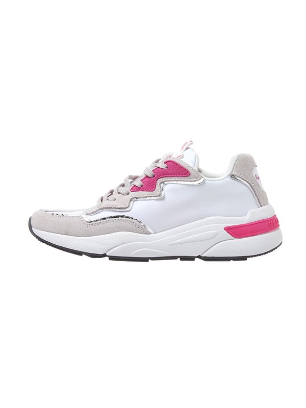 Pepe Jeans Pepe Jeans Ниски маратонки 'ARROW LIGHT'  сиво / розово / бяло