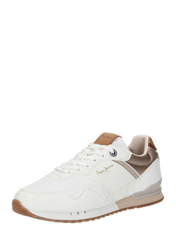 Pepe Jeans Pepe Jeans Ниски маратонки 'LONDON STREET'  кафяво / умбра / бяло