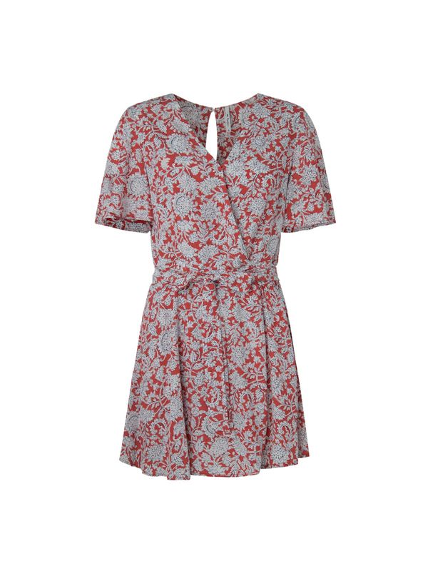 Pepe Jeans Pepe Jeans Рокля 'Beryl'  синьо / ръждиво червено / бяло