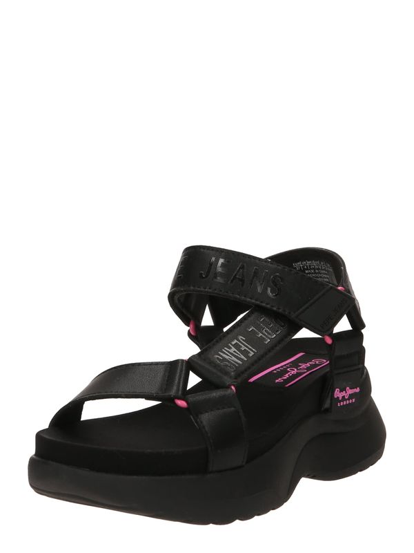 Pepe Jeans Pepe Jeans Сандали 'VENUS ACE'  розово / черно