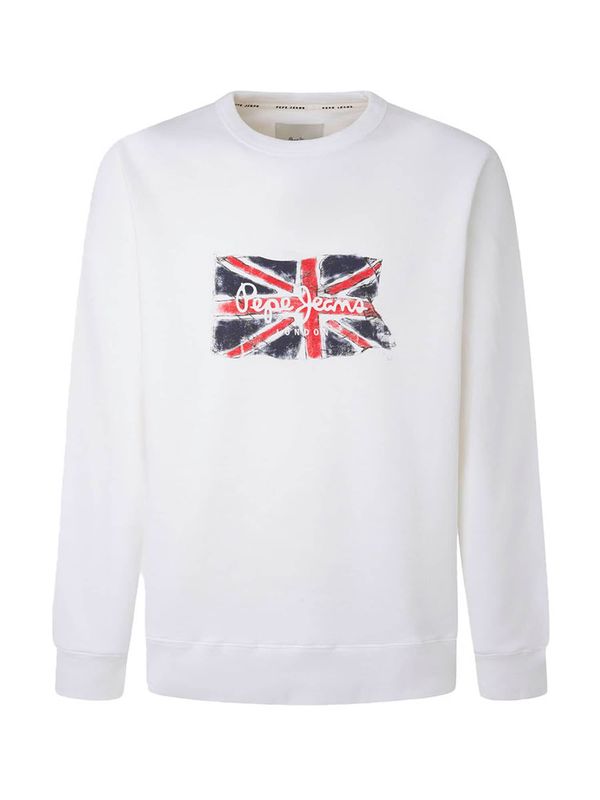 Pepe Jeans Pepe Jeans Суичър 'RUWAN'  нощно синьо / червено / бяло