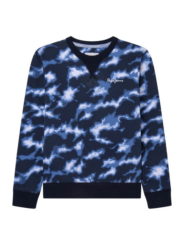 Pepe Jeans Pepe Jeans Суичър 'Terry'  синьо / нейви синьо / светлосиньо