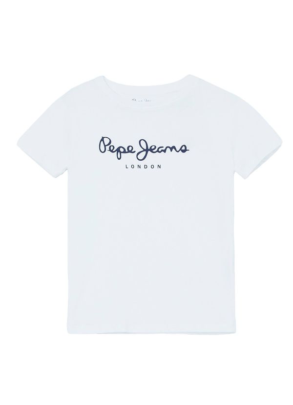Pepe Jeans Pepe Jeans Тениска  черно / бяло