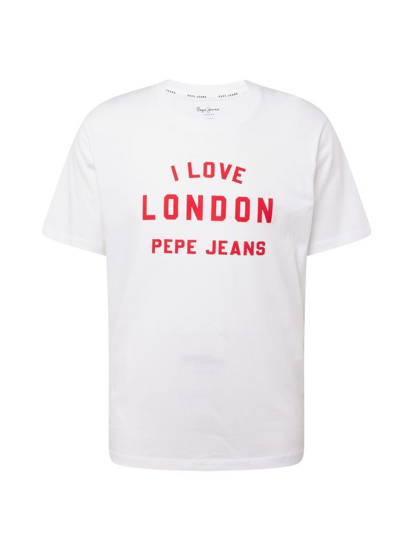 Pepe Jeans Pepe Jeans Тениска  червено / бяло