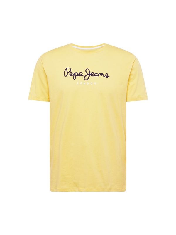 Pepe Jeans Pepe Jeans Тениска 'EGGO'  светложълто / черно