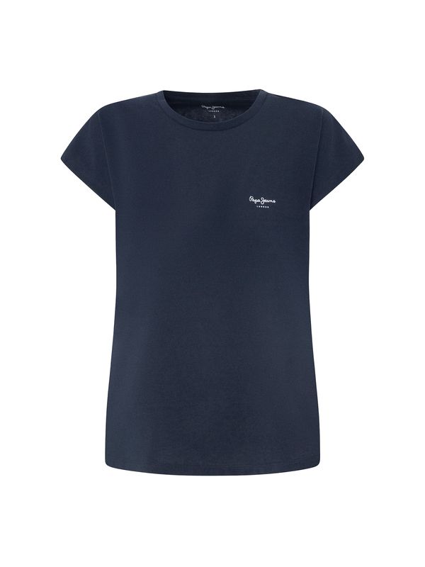 Pepe Jeans Pepe Jeans Тениска 'LORY'  тъмносиньо / бяло