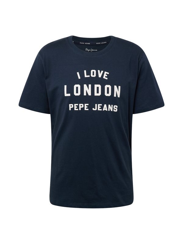 Pepe Jeans Pepe Jeans Тениска  нейви синьо / мръсно бяло