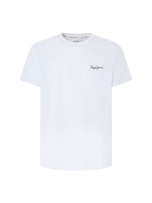 Pepe Jeans Pepe Jeans Тениска 'SINGLE CLIFORD'  сиво / черно / бяло