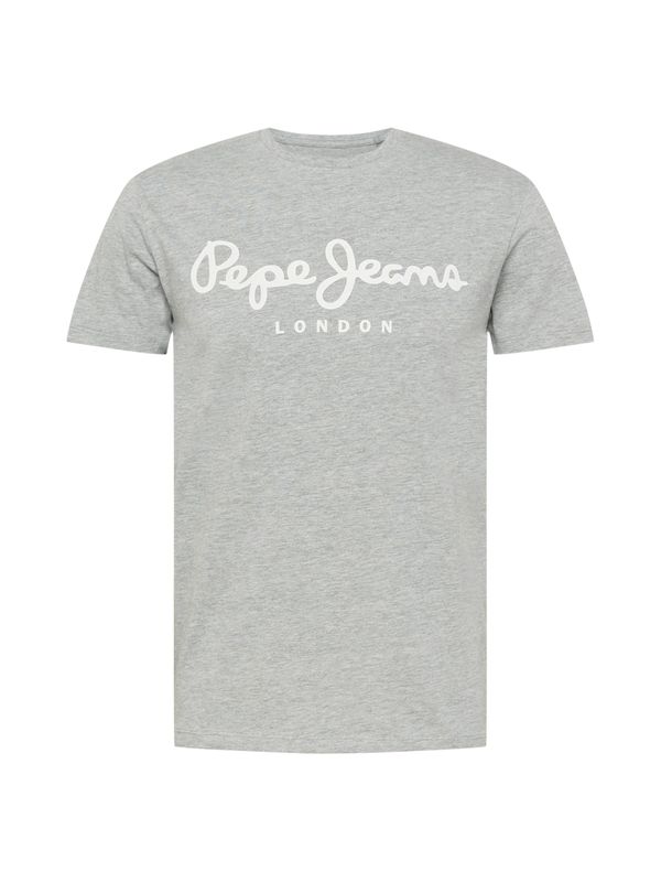 Pepe Jeans Pepe Jeans Тениска  светлосиво / бяло