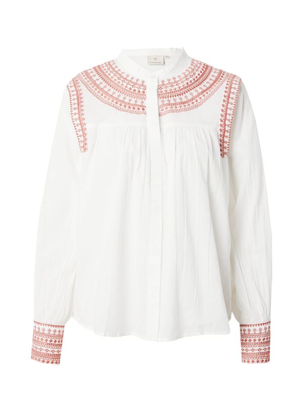 Peppercorn Peppercorn Блуза 'Torvi'  мандарина / бяло