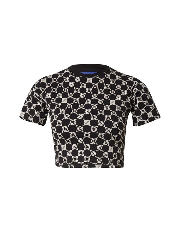 Pequs Pequs Тениска 'Aether'  бежово / черно