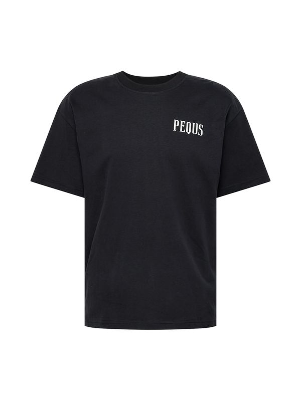 Pequs Pequs Тениска 'Island of Heartbreaks'  черно / бяло