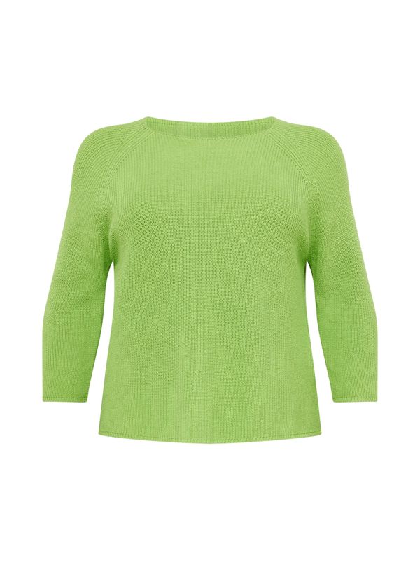 Persona by Marina Rinaldi Persona by Marina Rinaldi Пуловер 'DAVY'  светлозелено
