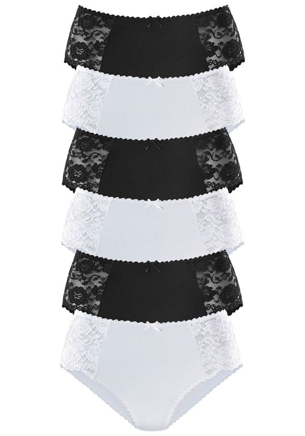 PETITE FLEUR PETITE FLEUR Слип  черно / бяло