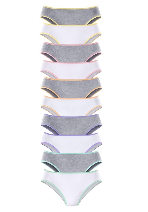 PETITE FLEUR PETITE FLEUR Слип  сиво / бяло