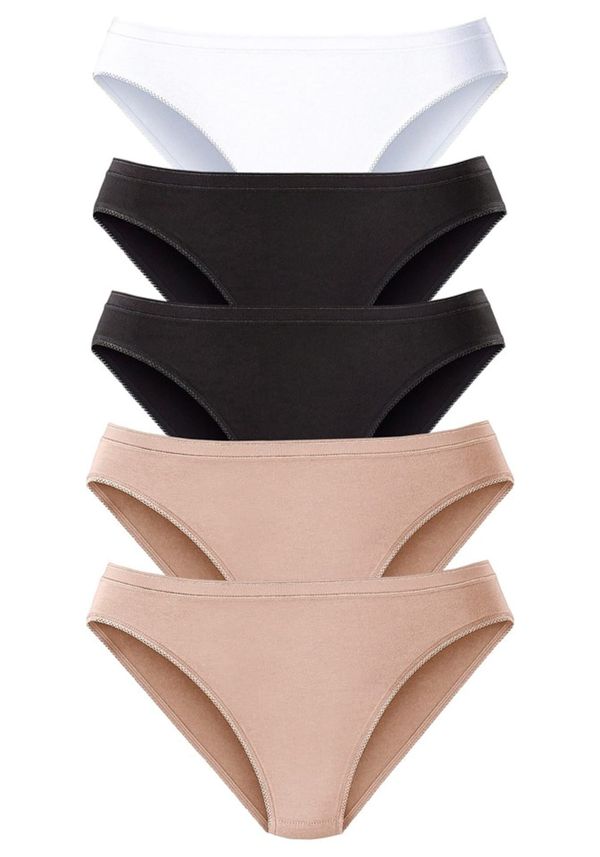 PETITE FLEUR PETITE FLEUR Слип  светлобежово / черно / бяло