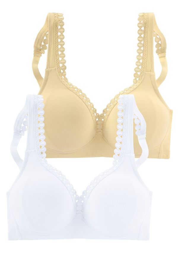 PETITE FLEUR PETITE FLEUR Сутиен  бежово / бяло