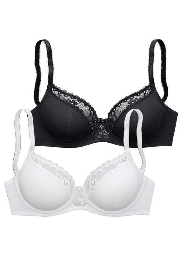 PETITE FLEUR PETITE FLEUR Сутиен  черно / бяло