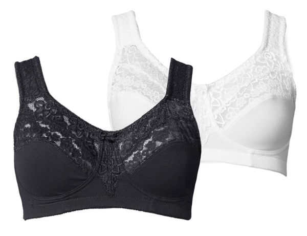 PETITE FLEUR PETITE FLEUR Сутиен  черно / бяло