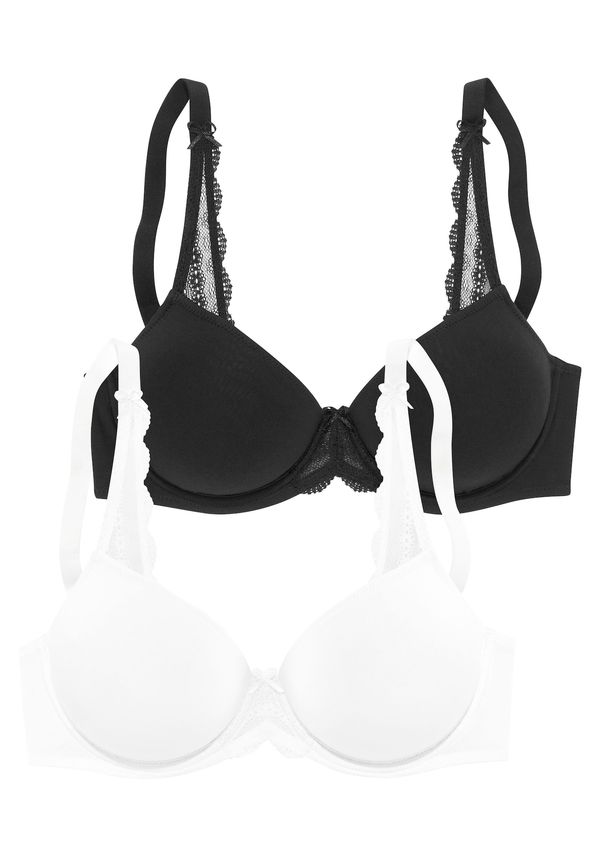 PETITE FLEUR PETITE FLEUR Сутиен  черно / бяло