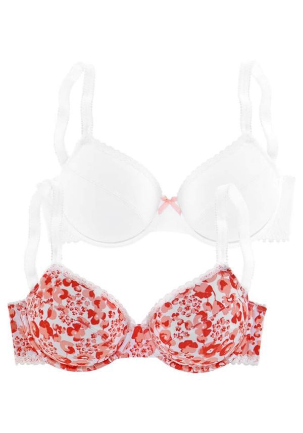 PETITE FLEUR PETITE FLEUR Сутиен  червено / бяло