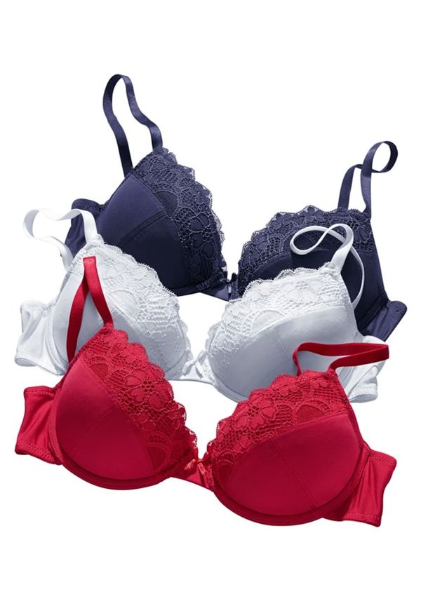 PETITE FLEUR PETITE FLEUR Сутиен  тъмносиньо / червено / бяло